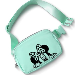 Peeking Minnie Belt Bag/Disney Park Belt Bag/Disney Crossbody/Disney Park Fanny Pack/Disney Cruise Belt Bag/Minnie Crossbody Bag/Mickey Bag