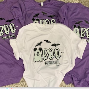 Boo-chelorette Mickey Glow in the Dark Bachelorette Shirts/Disney Bachelorette Party/Mickey Halloween Shirt/Mickey's Not So Scary/Bride Tee