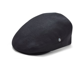 City Sport - Mens Summer Cap - Linen - Black (2769)