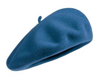 6 pezzi cappello berretto di lana tinta unita francese Beanie