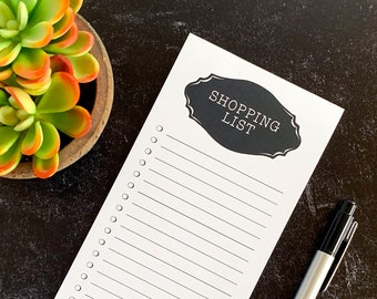 Magnetic Shopping List Notepad