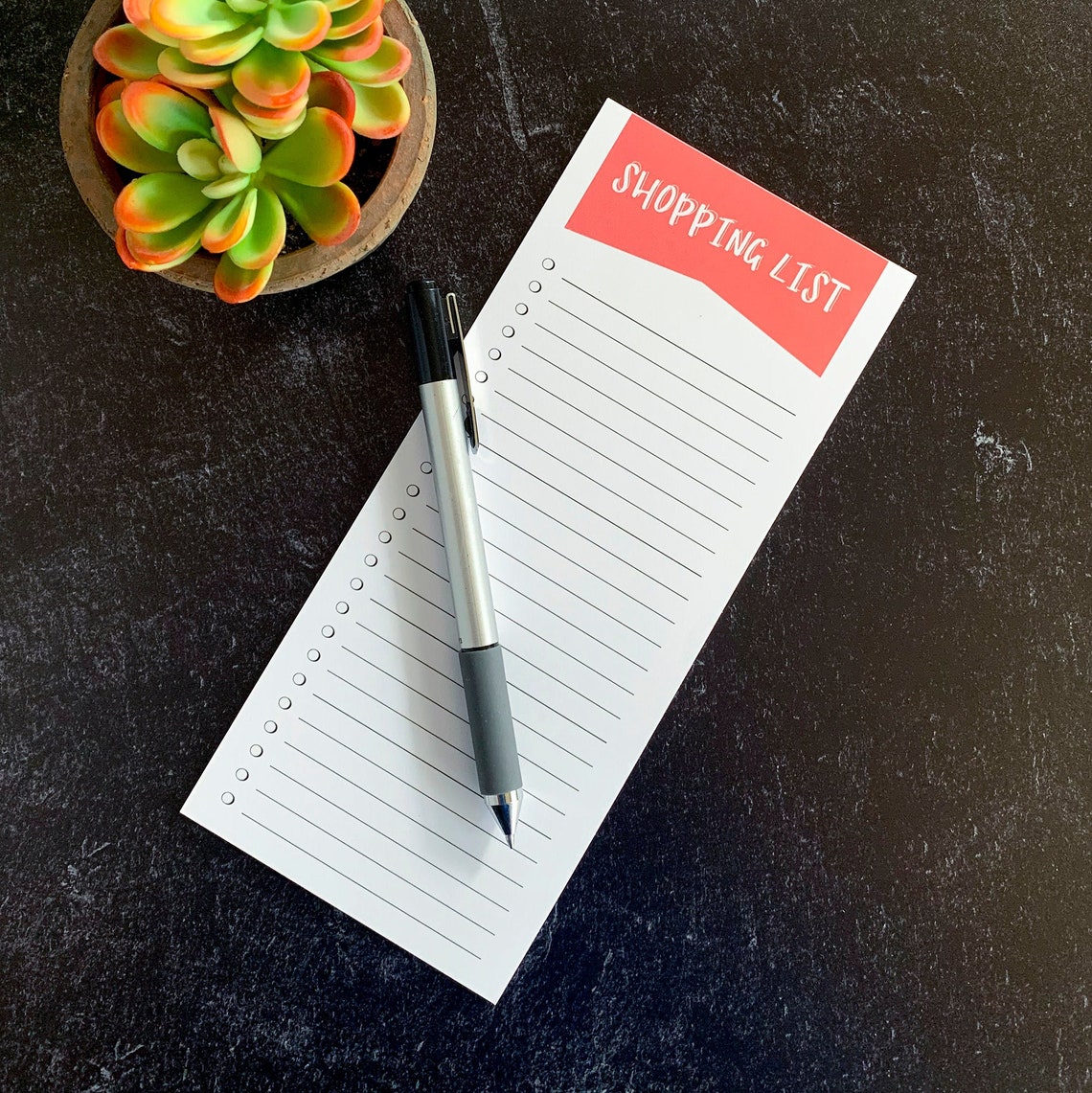 Shopping List Notepad Etsy