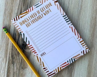 To Do List Notepad