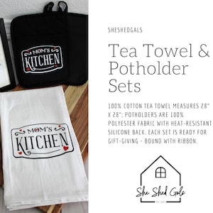 Tea Towel and Potholder Set
