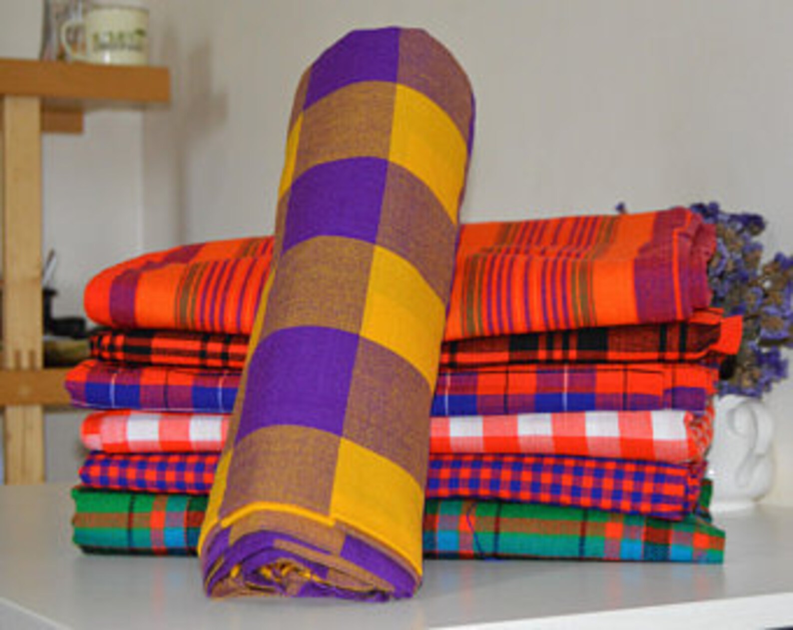 Maasai Shuka African Blanket Cloth Masai in Kenya East Africa Etsy