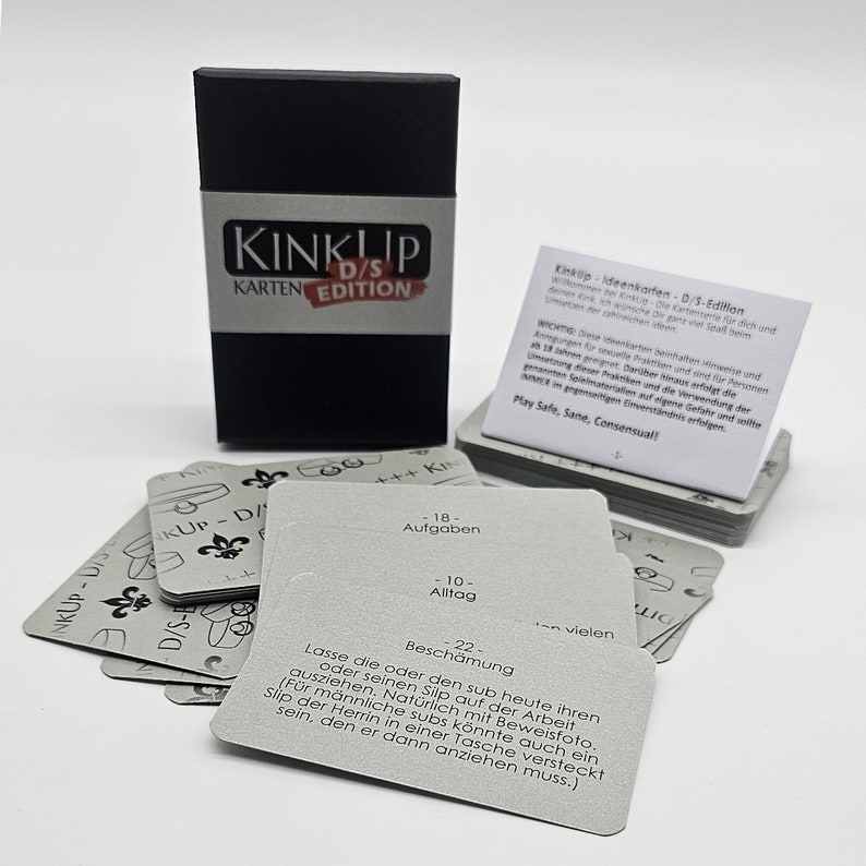 KinkUp Ideenkarten D/S-Edition BDSM DS-Beziehung ds-couple dspaar bdsmideen bdsmtoys bdsmtoy bdsmspielzeug dsideen imagem 2