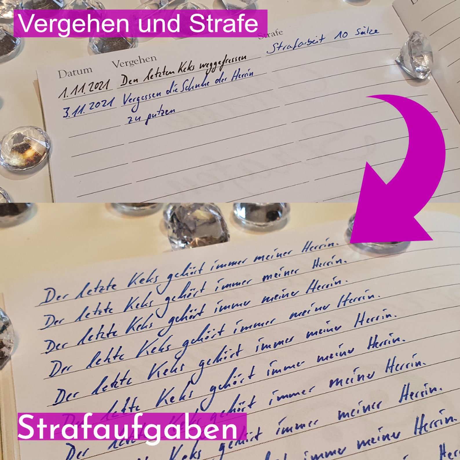 Das Buch Der Strafen 222 Erotische Aufgaben Und Strafen Strafbuch A6 quer DS-Buch Sklavenbuch BDSM-Buch Aufgabenbuch