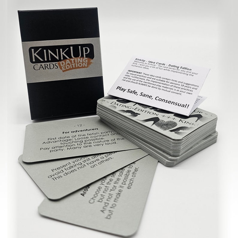KinkUp Cards Dating Edition print sexpositive datingdatingtipskinkydatekinkydatingsexydating image 2