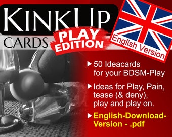 KinkUp - Play Edition Kinky Cards | digital download | Gift for Boyfriend Girlfriend | Sex Coupon | Kinky Coupons | kinky activities