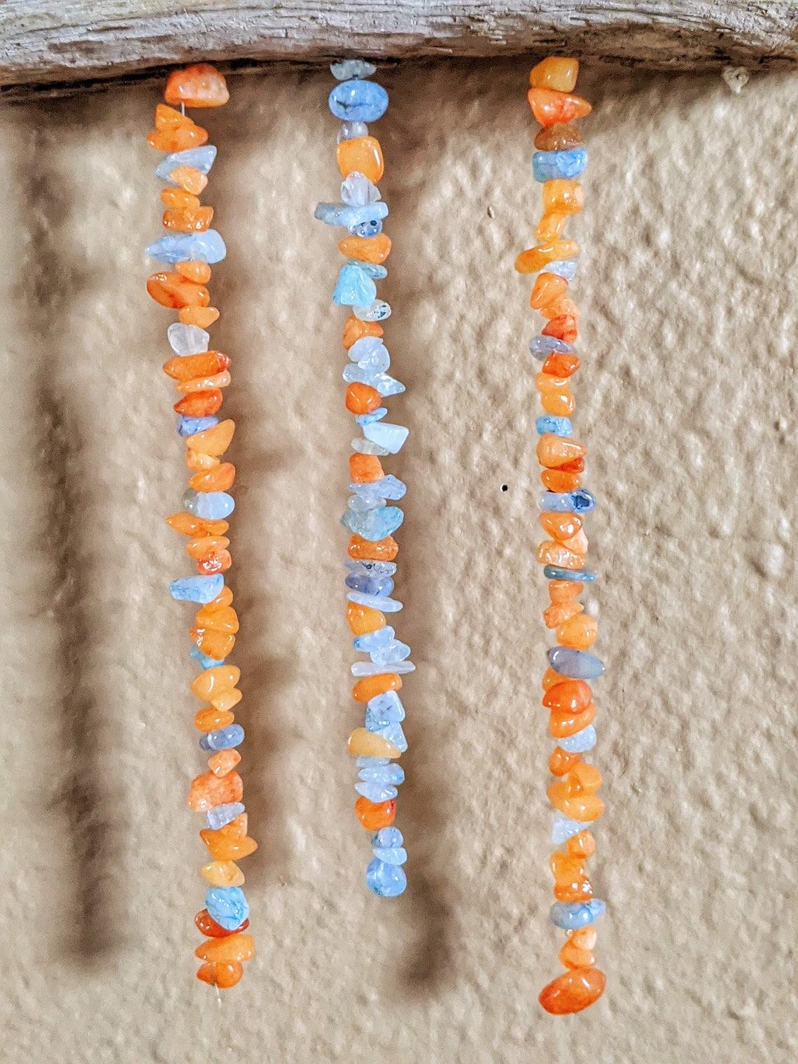 Driftwood Crystal Suncatcher Fuego y hielo pared | Etsy