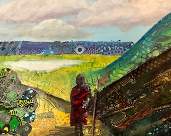 Ngorongoro Crater wall art