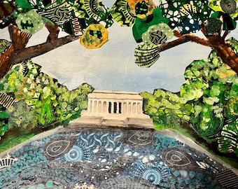 Lincoln Memorial in summer