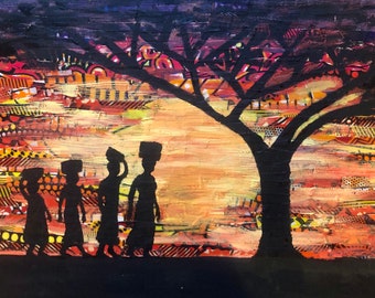 Mother and daughters