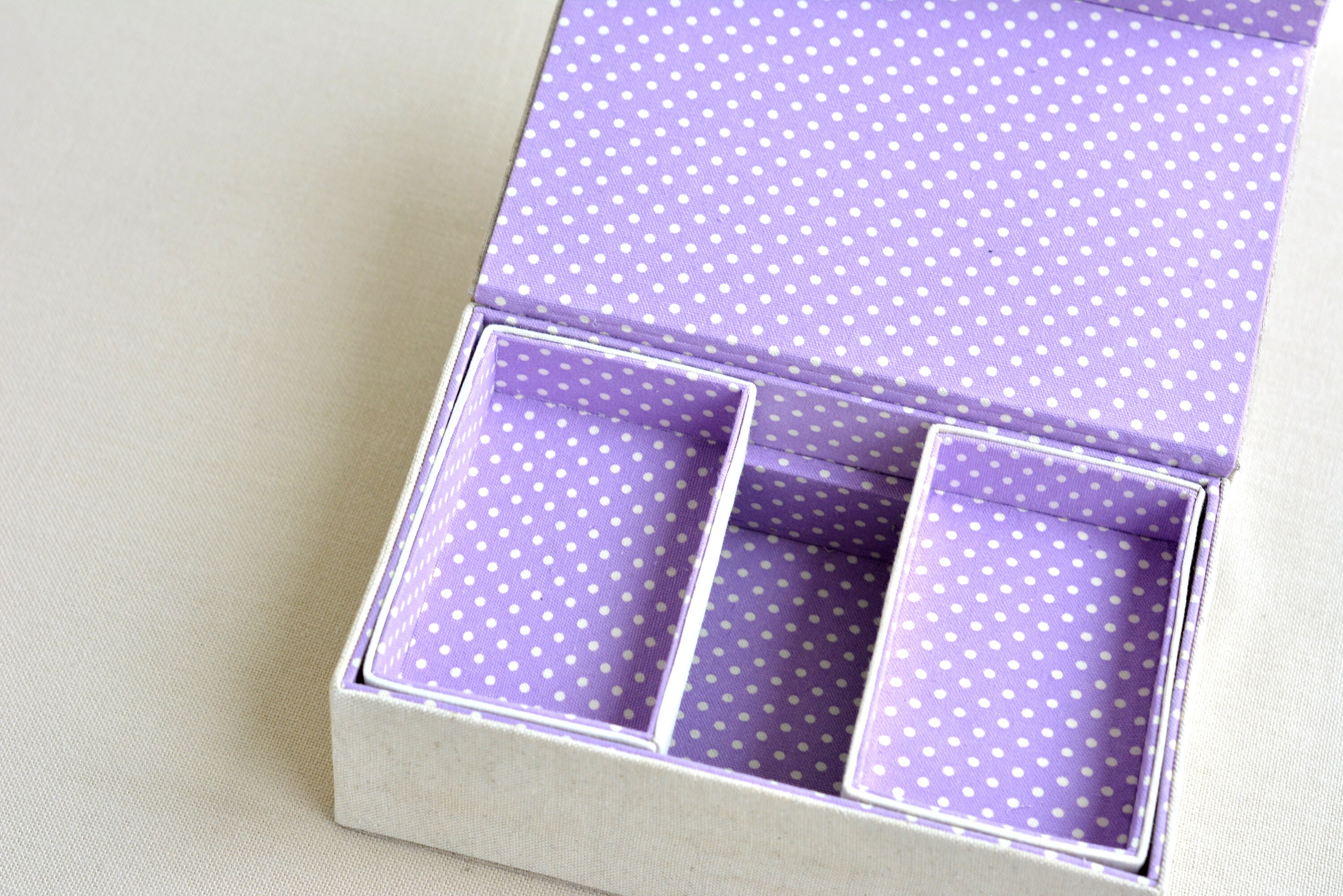 Fabric Jewelry Box With Embroidered Flowers.linen Box Boho Etsy UK