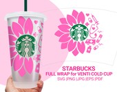 Sunflower tumbler, Nurse Fuel Starbucks Cold Cup SVG for Venti Cold cup Starbucks 24oz.