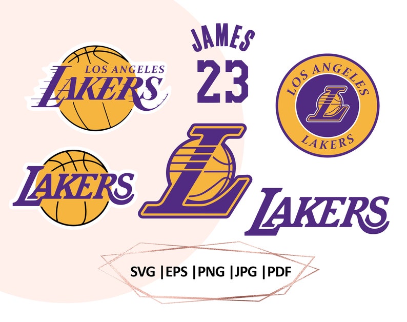 Download Lakers SVG Los Angeles Lakers SVG Lakers Logos SVG | Etsy