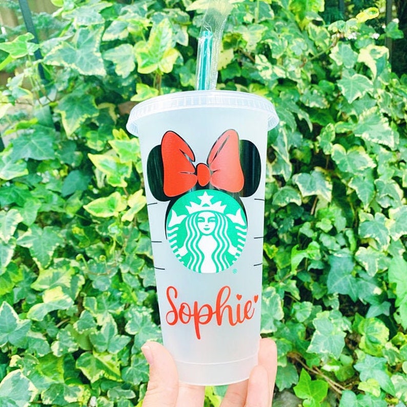 Custom Starbucks Starbucks Circle Cup Mouse Cup Ears Etsy