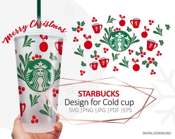 Download Christmas Coffee Svg Christmas Starbucks Instant Download Etsy