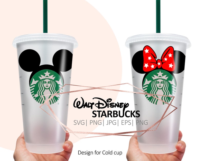 Custom Starbucks Starbucks Circle Cup Mouse Cup Ears Etsy