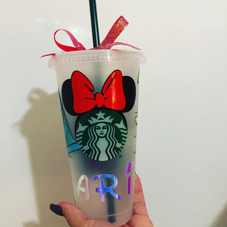 Custom Starbucks Starbucks Circle Cup Mouse Cup Ears Etsy