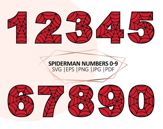 spiderman spider web spider web numbers spiderman numbers