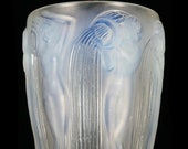 Rene Lalique Danaïdes Vase in Opalescent Glass, Pouring Women
