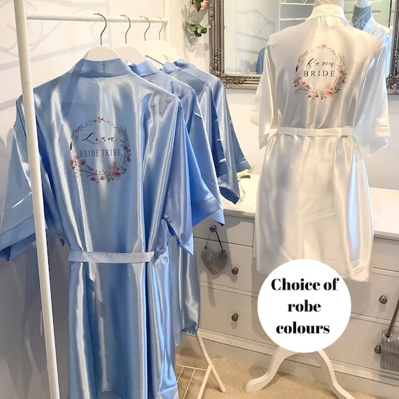 Plus size bridesmaid robes sales