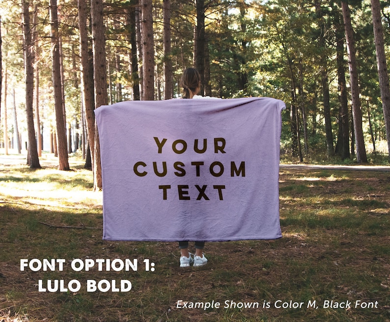 Personalized Fleece Blanket | Custom Text, Photo, Quote | Graduation, Wedding Gift image 1