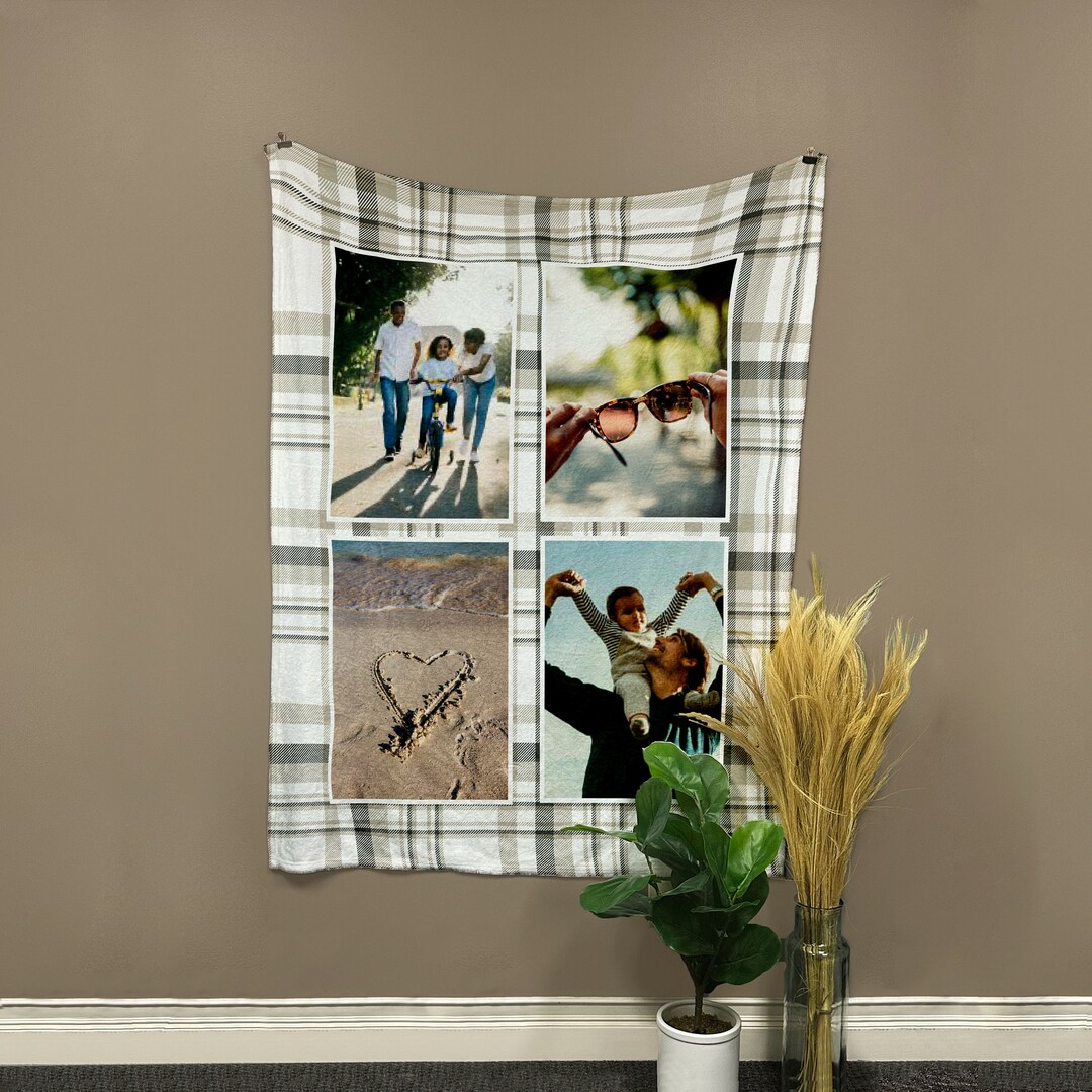 Personalized Photo Blanket, Custom Photo Blanket, Personalized Photo