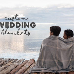 Personalized Wedding Blanket Wedding Blanket Personalized Wedding Blanket for Newly Weds Wedding Blanket Personalized Wedding Etsy