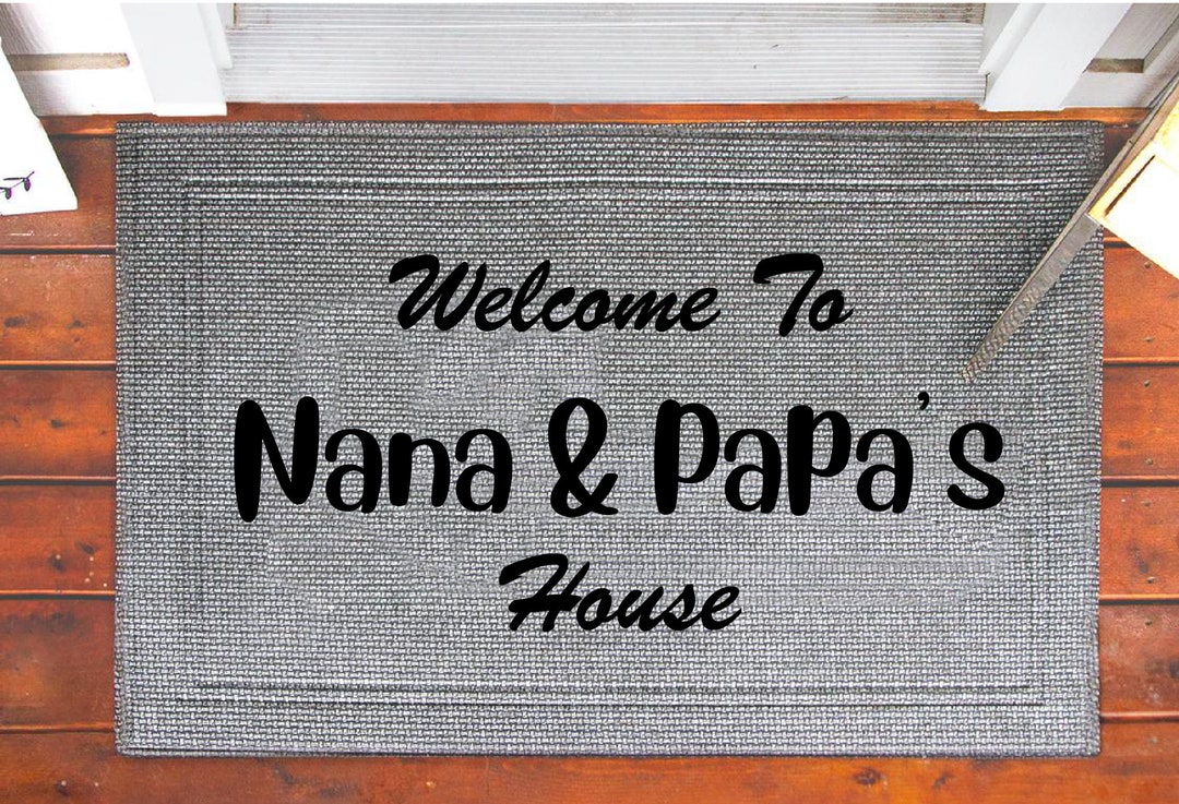 Grandparents Doormat Custom Mat Personalized Doormat Doormat