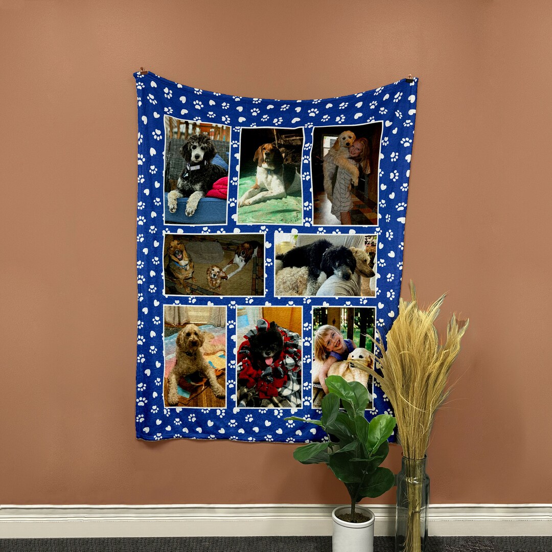 Pet Photo Blanket, Photo Blanket, Custom Photo Blanket, Personalized ...