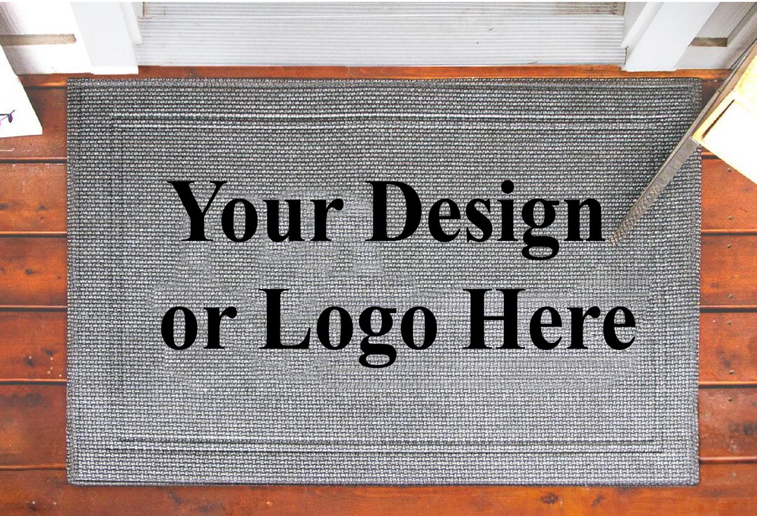 Custom Business Logo Floor Mats, Custom Rugs, Commercial Entrance Mats - Paper Floor Mats With Company Logo