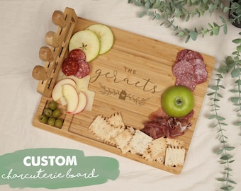 Custom Charcuterie Board, Personalized Charcuterie Board, Gift Idea, Housewarming Gift, Teachers Gift