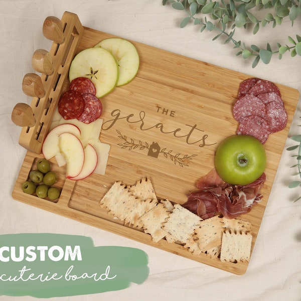 Custom Charcuterie Board, Personalized Charcuterie Board, Gift Idea, Housewarming Gift, Teachers Gift