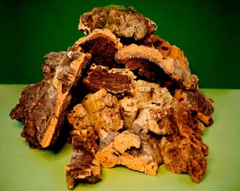 Virgin cork bark | Hamster, reptile, rat, mouse enrichment | 10.6 oz. | 300 gr.