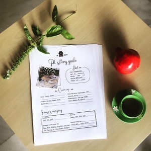 Formularz opieki nad chomikami, myszoskoczkami, myszami, szczurami i innymi małymi zwierzętami | Natychmiastowe pobranie | PDF | Zrób to sam