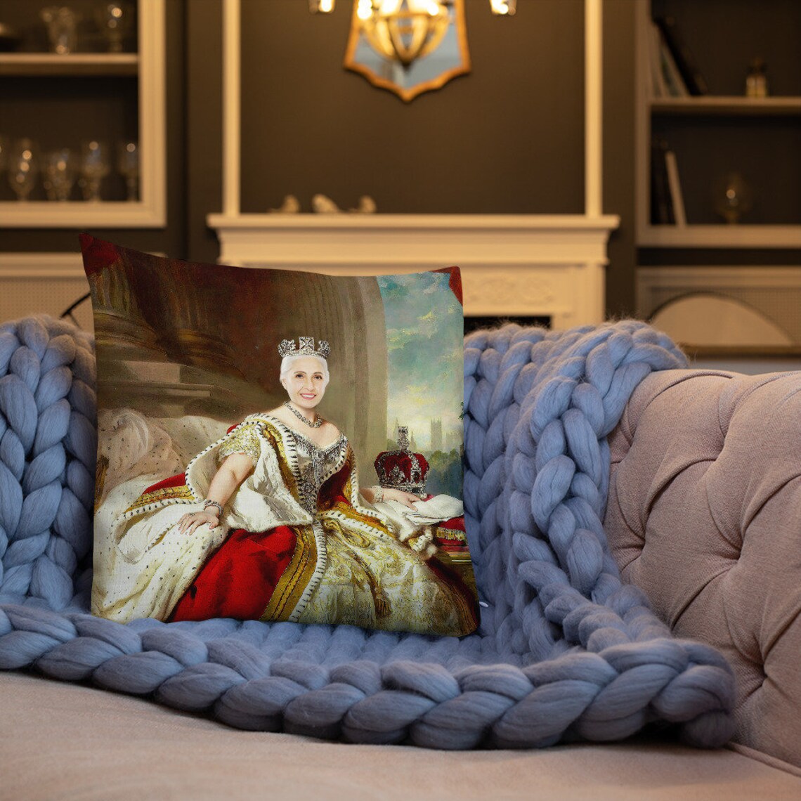 Custom Royal Pillows Renaissance Portraits on Pillows Etsy