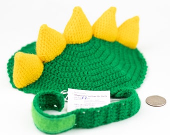 Tortoise sweater stegosaurus dinosaur, crochet tortoise dino cozy, crochet pet outfit