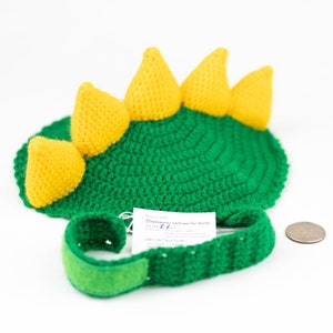 Tortoise sweater stegosaurus dinosaur, crochet tortoise dino cozy, crochet pet outfit