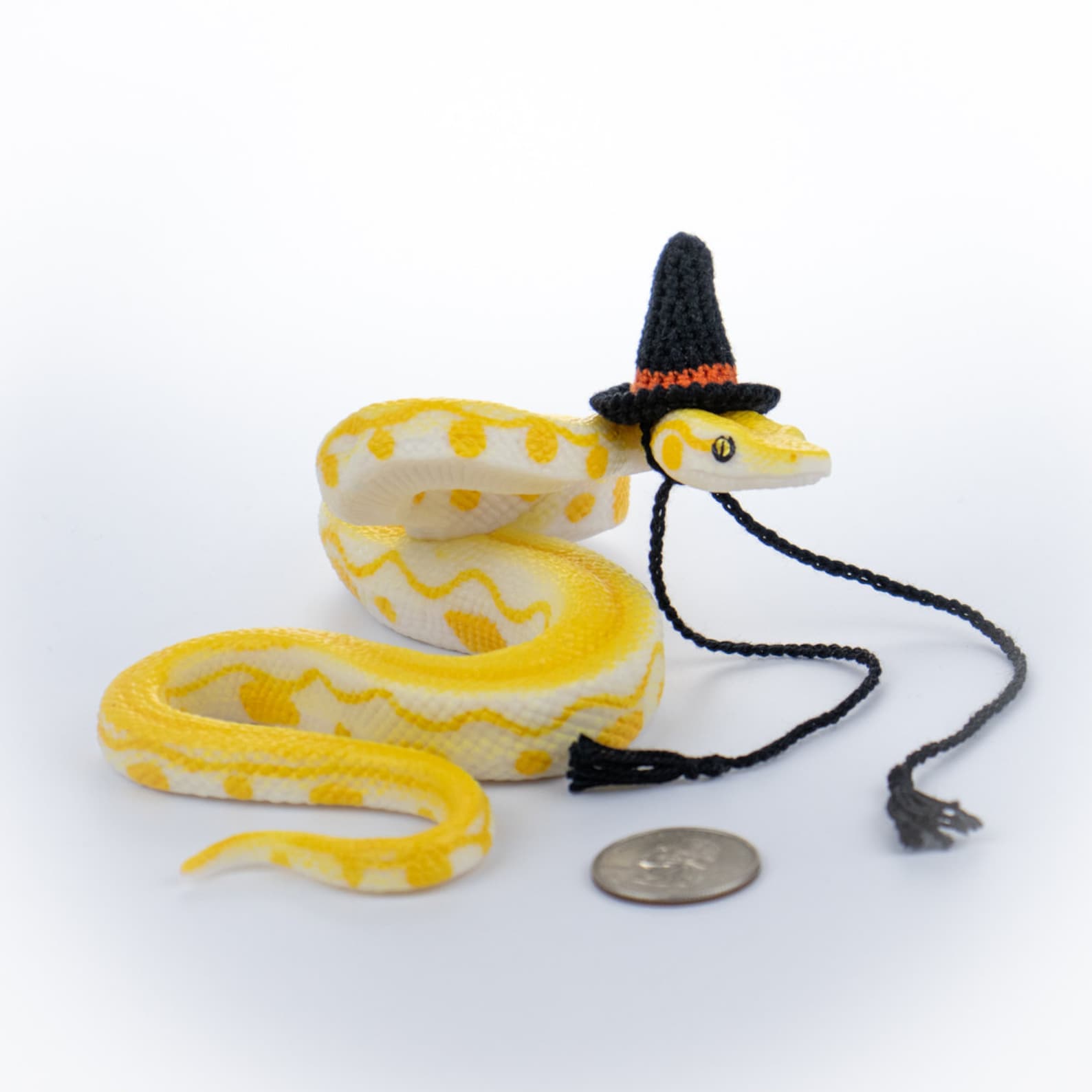 Tiny Black Witch Hat for Snake, Lizard, Bearded Dragon, Ball Python ...
