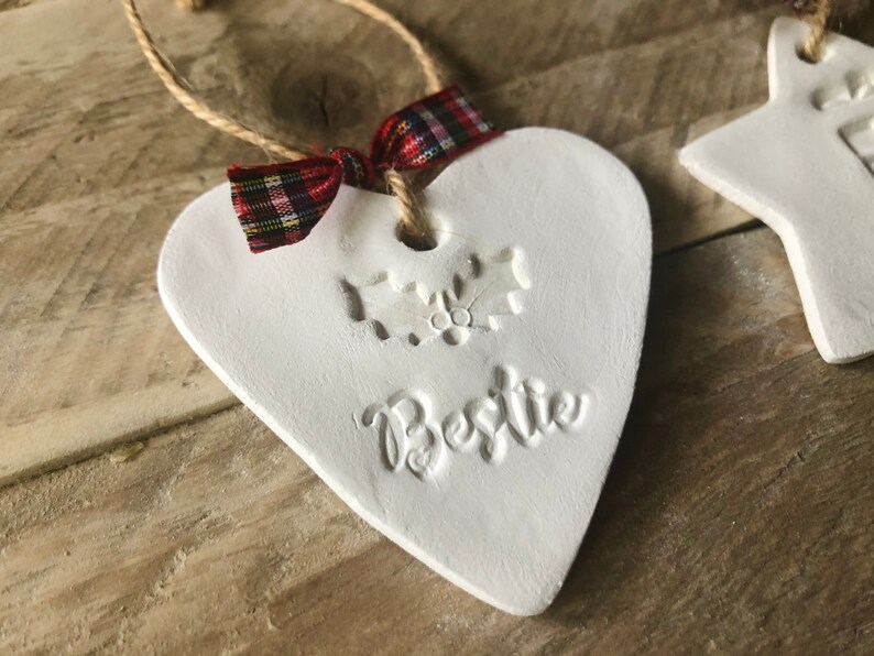 Bestie Best Friend Christmas Tree Decoration Ornament Etsy UK