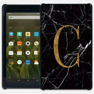 Personalised 1 Initial Marble Letter Cover Case For Amazon Kindle Fire HD 8th/10thPaperwhite 1/2/3/4 Tablet image 6