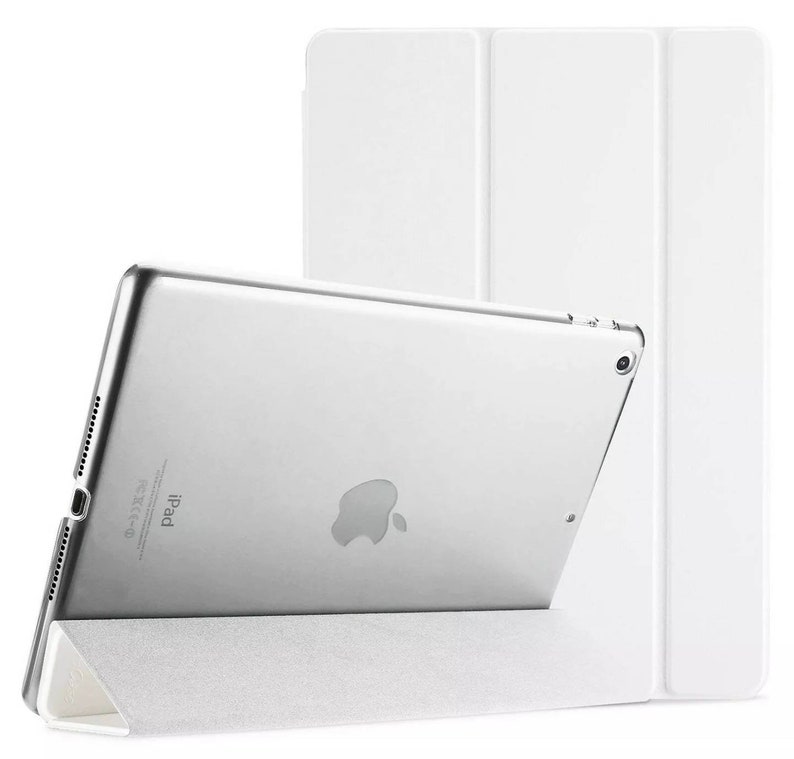 Personalizado 1 3d hombre / mujer bordado sonriente soporte funda semi transparente detrás para Apple iPad /iPad Mini /iPad Air /iPad Pro Tablet Grey