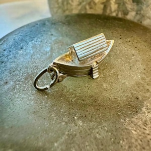 Vintage Silver Nuvo Noahs Ark Charm