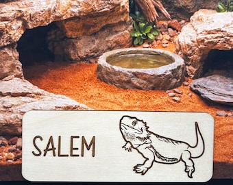 Bearded Dragon Tank Decor, Bearded Dragon Tank Accessories, Bearded Dragon Decor, Bearded Dragon Name Sign, Bearded Dragon Gifts, Beardie