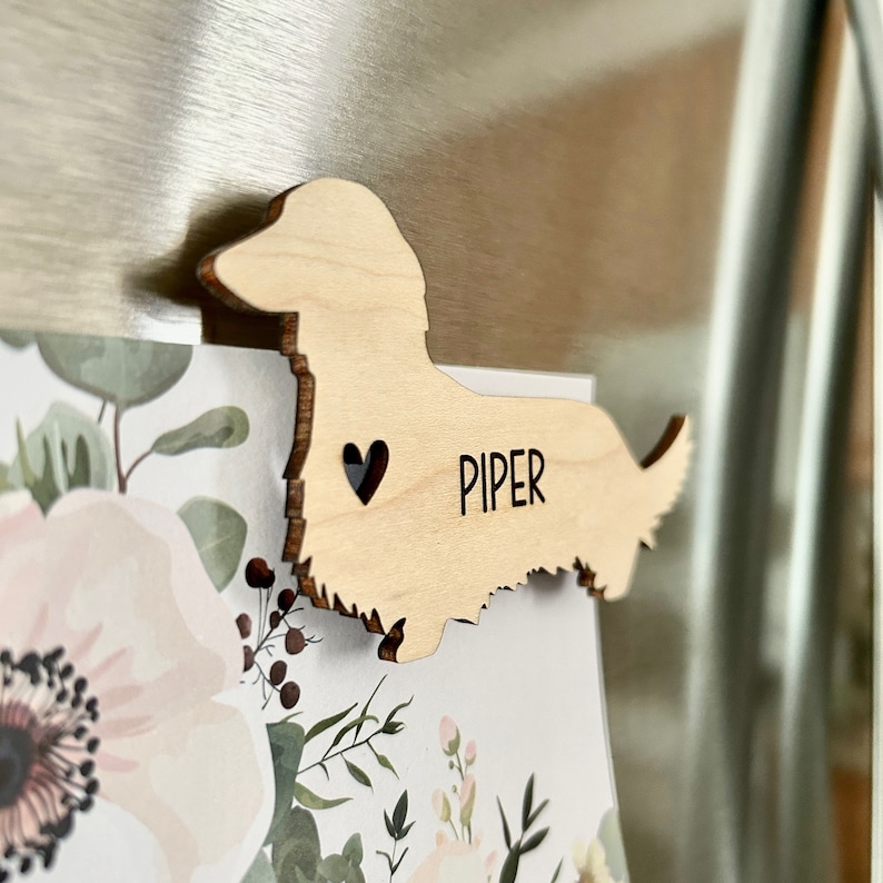 Dachshund Magnet, Long Haired Dachshund, Wire Haired Dachshund, long haired dachshund gifts, Dachshund Gift, Dachshund Mom, Dachshund Decor, Dachshund Home Decor, Dachshund Lovers, Doxie Mom, Doxie Mama, Wire Haired Doxie, Doxie Gift, Personalized