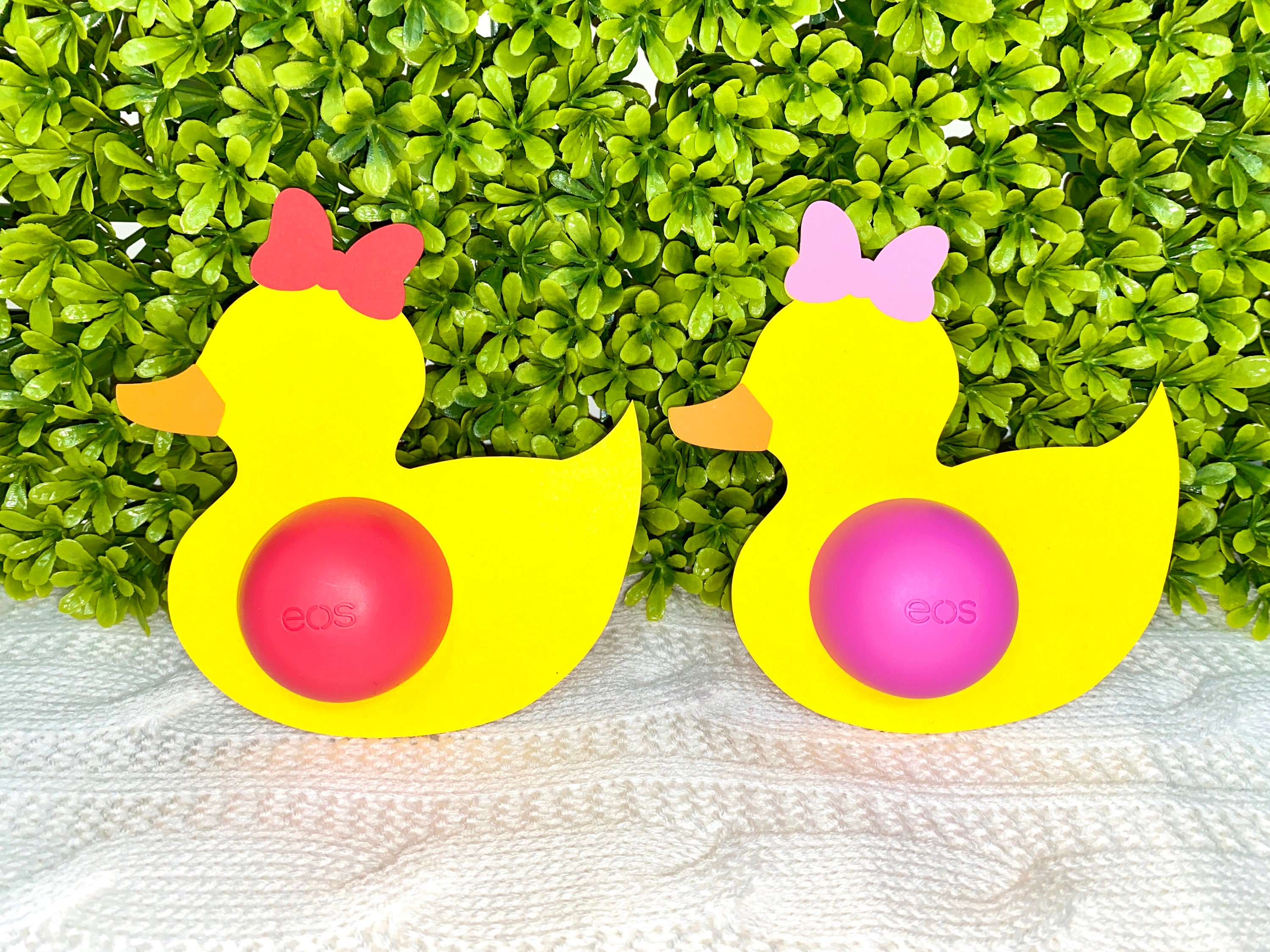 Eos Lip Balm Favor Rubber Duckies Baby Shower Lip Balm Eos Etsy