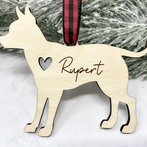 Chihuahua Ornament, Personalized Chihuahua, Chihuahua Christmas Ornament, Chihuahua Gift, Chihuahua Mom, Chihuahua Dad, Wood Ornament