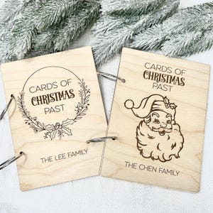 Christmas Card Holder, Cards of Christmas Past, Christmas card album, Christmas card keeper, Card Keepsake, Card Album, Greeting Card Keeper